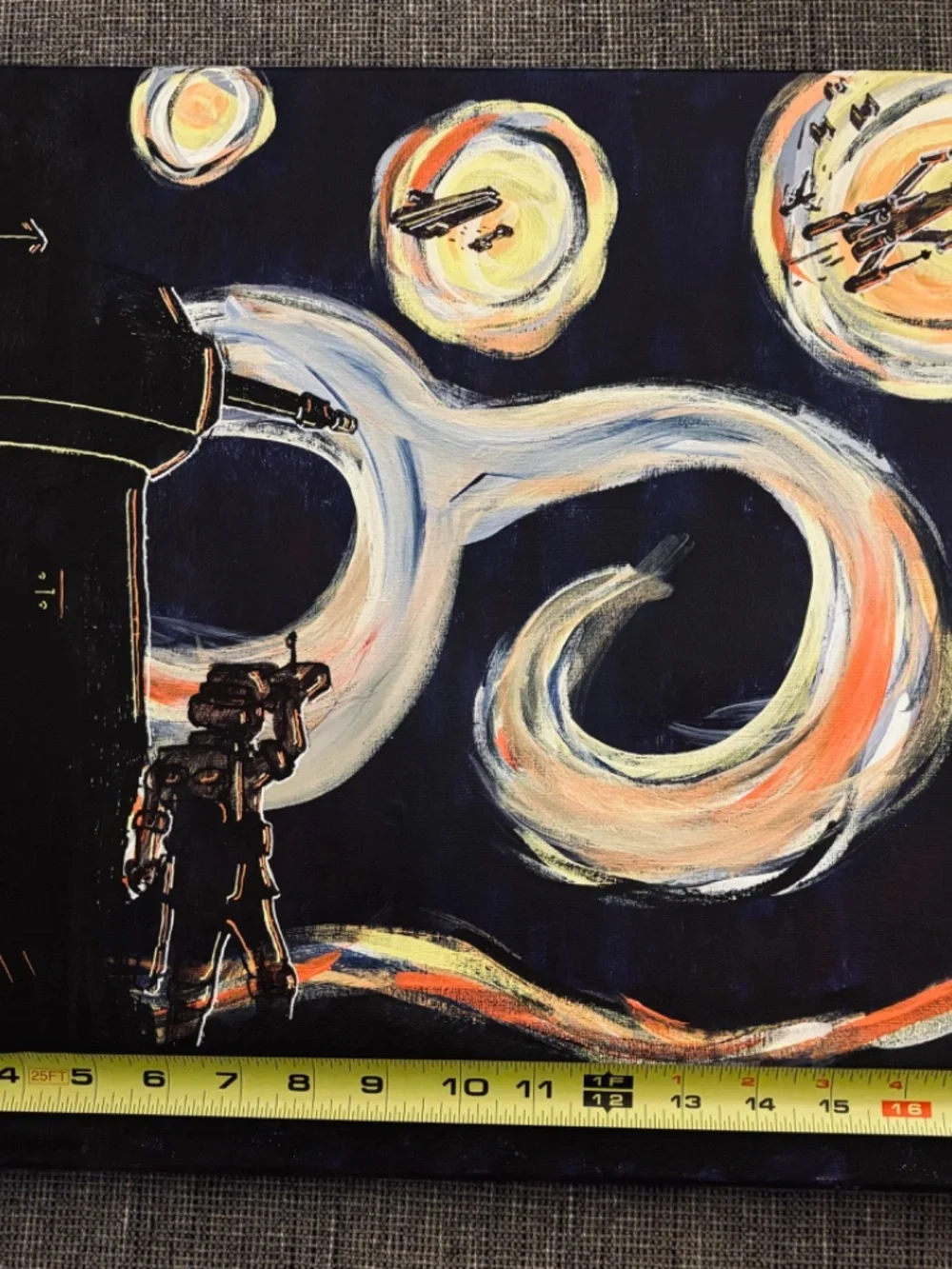 Custom Star Wars Painting on Canvas